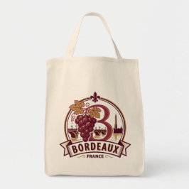 Bolso De Tela Burdeos Francia