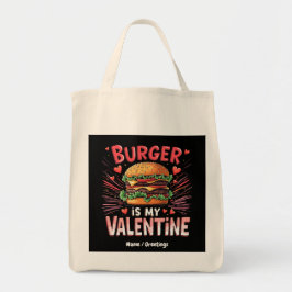 Bolso De Tela Burger es mi homenaje de San Valentín