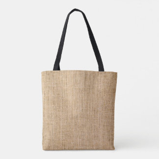 Bolso De Tela Burlap natural