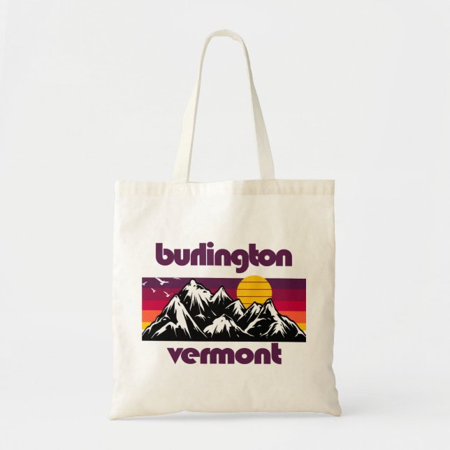 Bolso De Tela Burlington, Vermont (Frente)