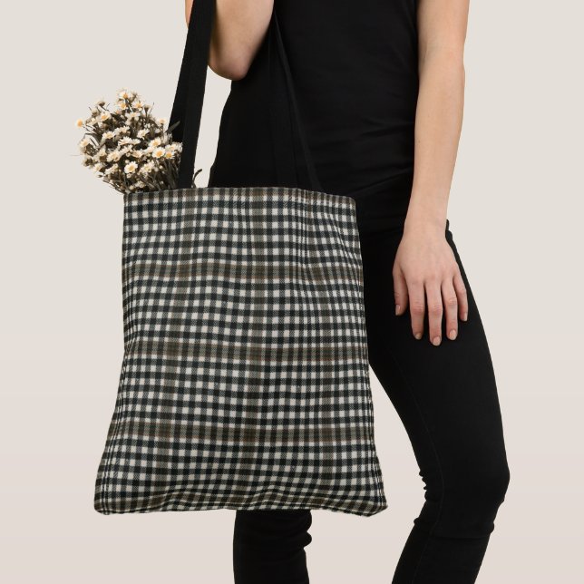 Bolso De Tela Burns Check Tartan (Detalle)