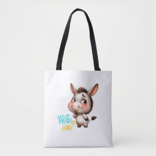 Bolso De Tela Burro Adorable para Navidades 2024 - Regalo perfec