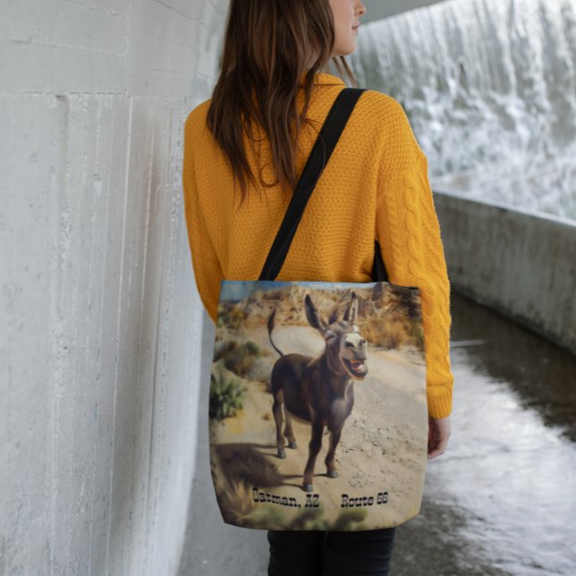 Bolso De Tela Burro sonriente, Oatman Arizona, Ruta 66 (Subido por el creador)