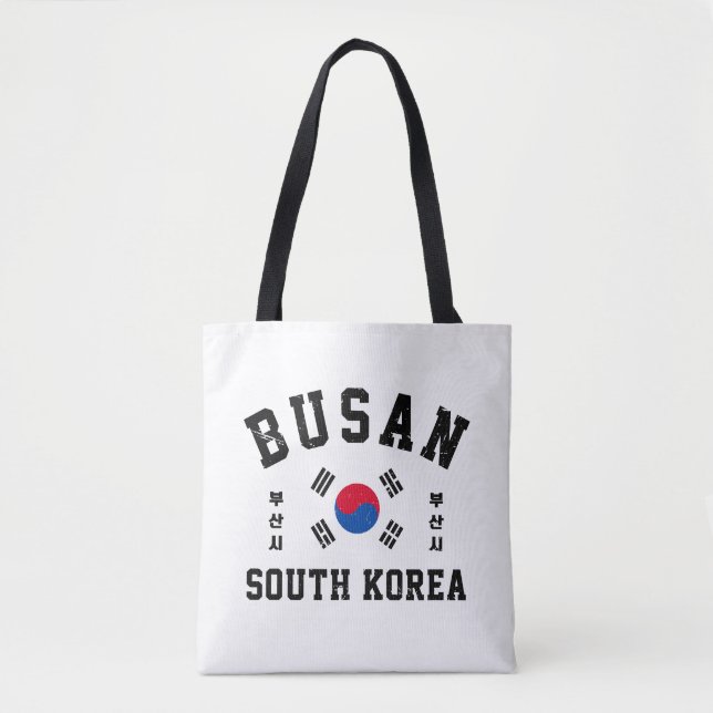 Bolso De Tela Busan Corea del Sur  (Anverso)
