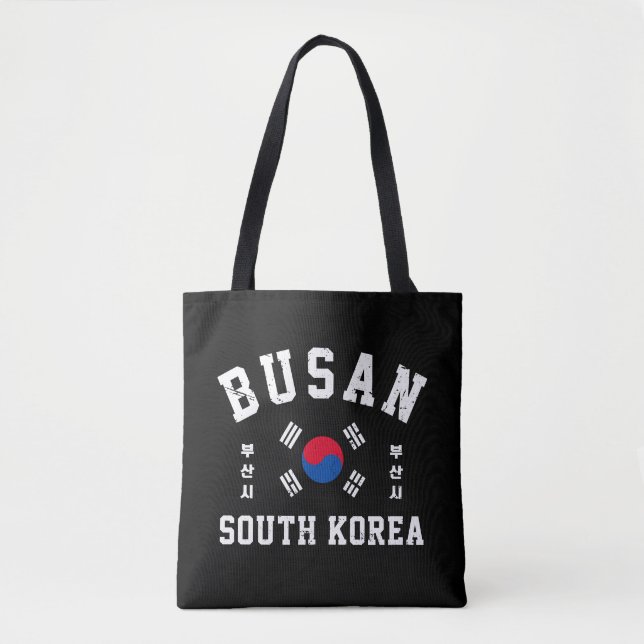 Bolso De Tela Busan Corea del Sur  (Anverso)