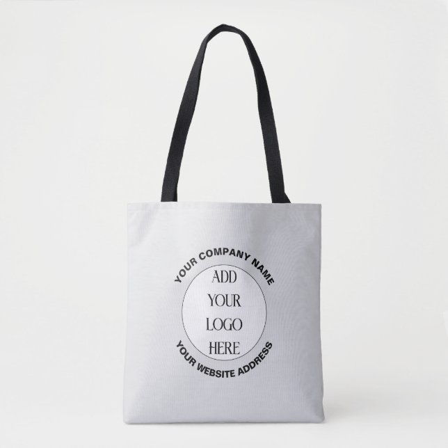 Bolso De Tela Business Logo Custom  (Anverso)