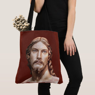 Bolso De Tela BUSTO DE CRISTO EL SALVADOR por MICHELANGELO 2026