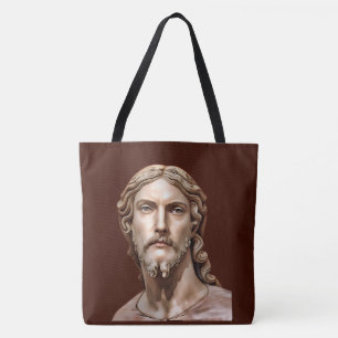 Bolso De Tela BUSTO DE CRISTO EL SALVADOR por MICHELANGELO 2026 