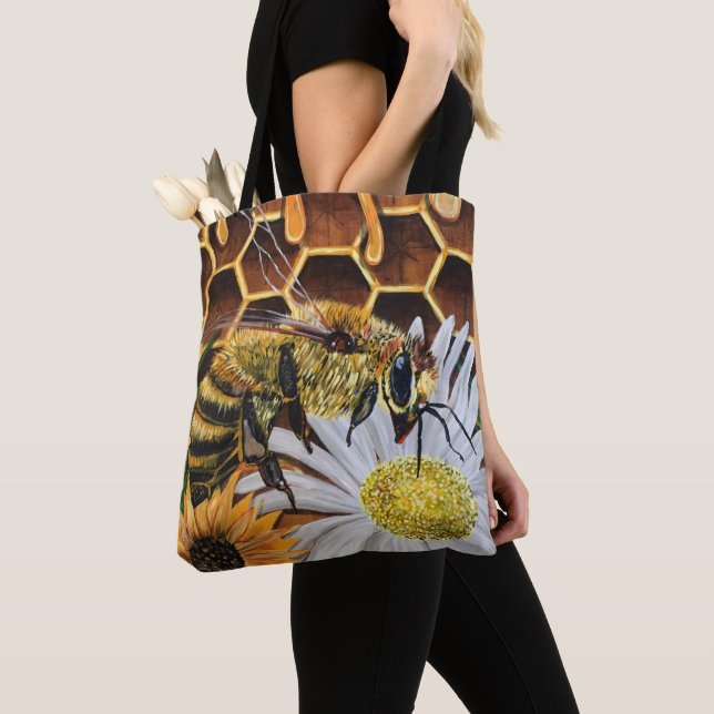 Bolso De Tela Busy Bee (Detalle)