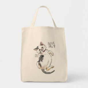 Bolso De Tela Butterball Kitten por MillzyDoArt Limited Edition