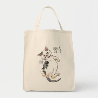 Bolso De Tela Butterball Kitten por MillzyDoArt Limited Edition