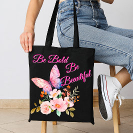 Bolso De Tela Butterfly & Blooms Nature