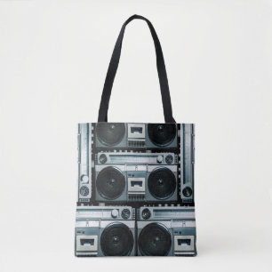 Bolso De Tela Buzón de radio vintage