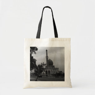 Bolso De Tela BW Iraq Bagdad Mezquita Buniya 1970