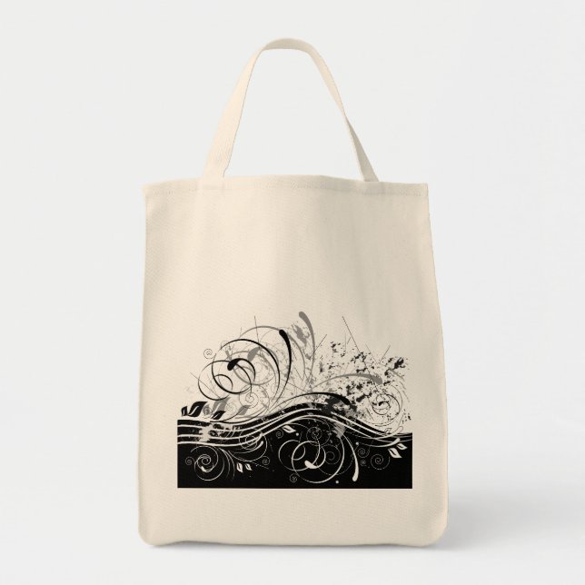 Bolso De Tela BWgrunge (Frente)
