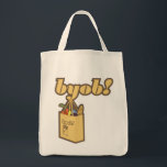 Bolso De Tela ¡byob! ¡Al infinito! Orgánica<br><div class="desc">Animar a todos a "traer tu propia bolsa"</div>