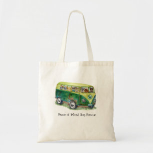 Bolso De Tela c. 48 Autobús de rescate de perro de la paz mental