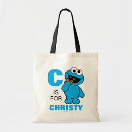 Bolso De Tela C es de Cookie Monster | Agrega tu nombre