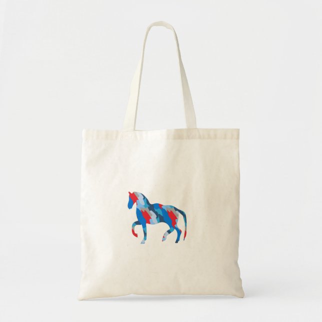 Bolso De Tela Caballo (Frente)