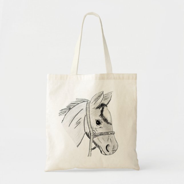 Bolso De Tela Caballo (Frente)