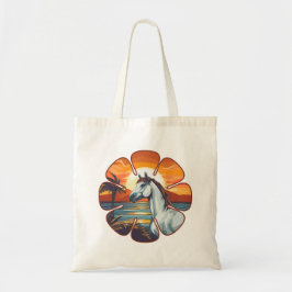 Bolso De Tela Caballo al Atardecer
