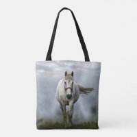 Caballo Blanco Corriendo Hacia Ti