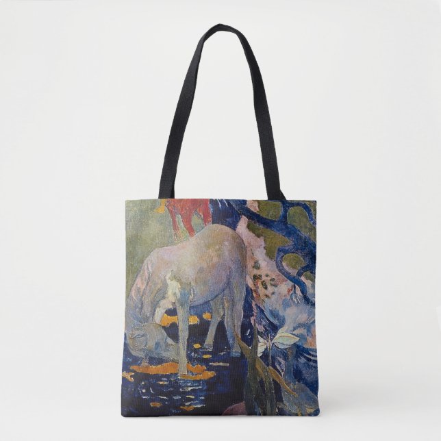 Bolso De Tela Caballo blanco de Paul Gauguin, Bella Artes de la  (Anverso)