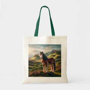 Bolso De Tela caballo Clydesdale tierras altas de Escocia