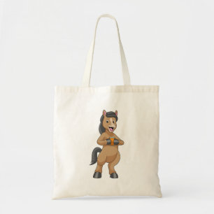 Bolso De Tela Caballo con jarra de jugo de Naranja