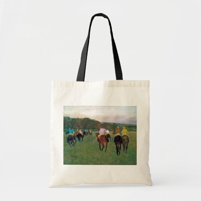 Bolso De Tela Caballo de carreras Longchamp, Edgar Degas (Frente)