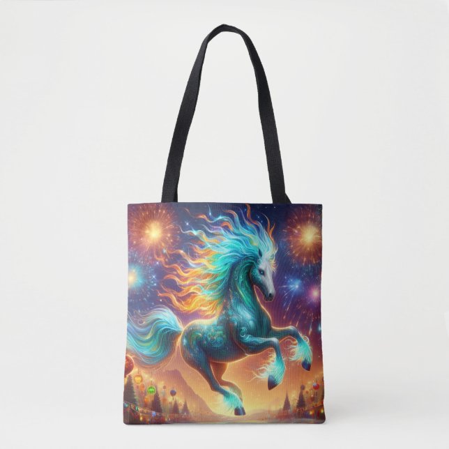 Bolso De Tela Caballo de Celebración (Anverso)