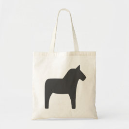 Bolso De Tela Caballo de dala sueco gris oscuro