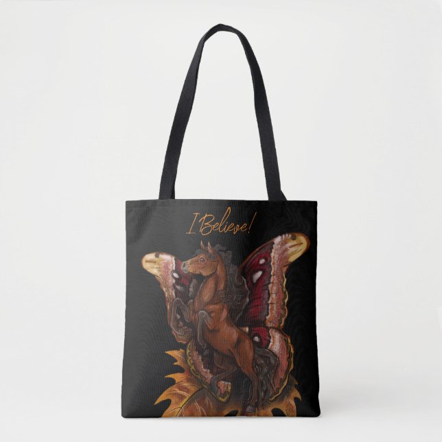 Bolso De Tela Caballo de hadas Atlas Moth (Anverso)