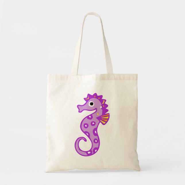 Bolso De Tela Caballo de mar (Frente)