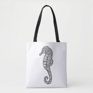 Bolso De Tela Caballo de mar inspirado 2
