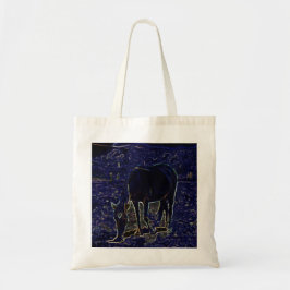 Bolso De Tela Caballo de neón -