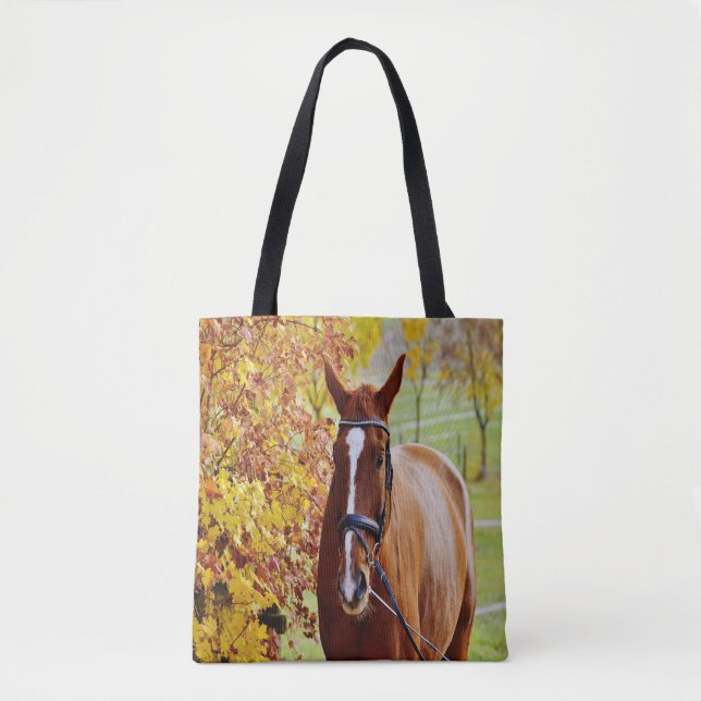 Bolso De Tela Caballo de otoño (Anverso)