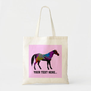 Bolso De Tela Caballo de raza personalizado
