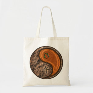 Bolso De Tela Caballo de Taurus y Madera