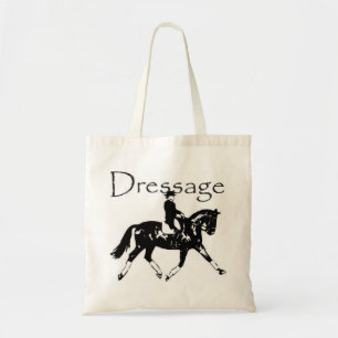 Bolso De Tela Caballo del Dressage y tote del jinete