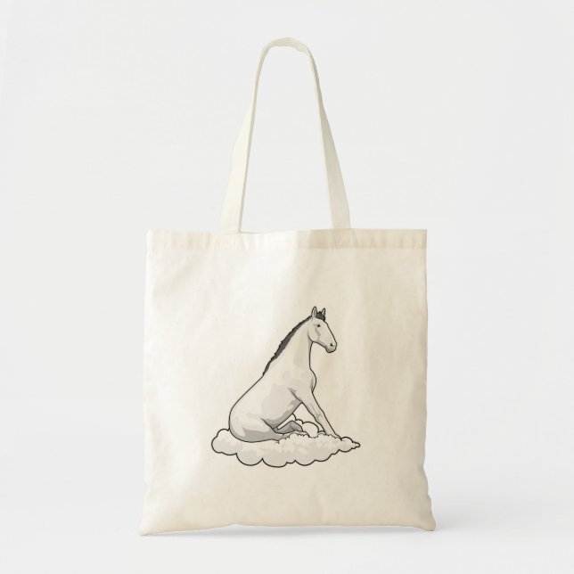 Bolso De Tela Caballo en la nube (Frente)
