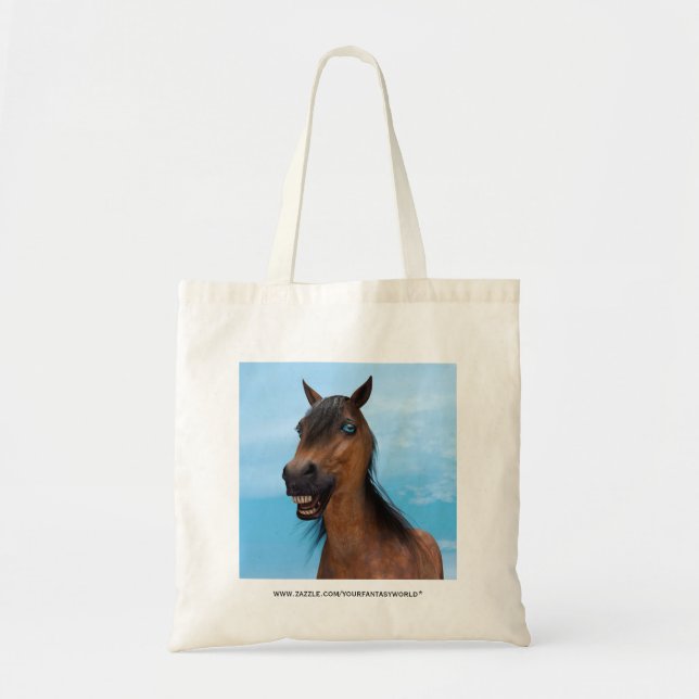Bolso De Tela Caballo Feliz (Frente)