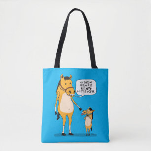 Bolso De Tela Caballo grande divertido y lindo y pequeño caball