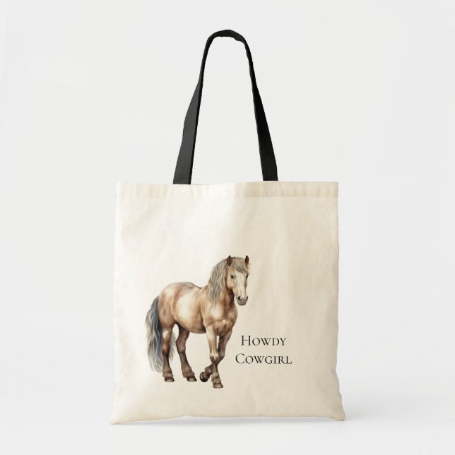 Bolso De Tela Caballo occidental (Frente)