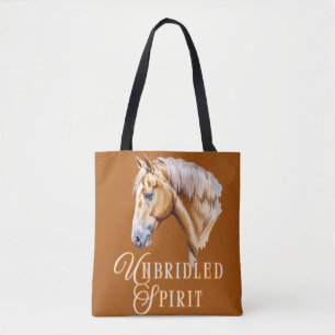Bolso De Tela Caballo Palomino Espíritu desenfrenado
