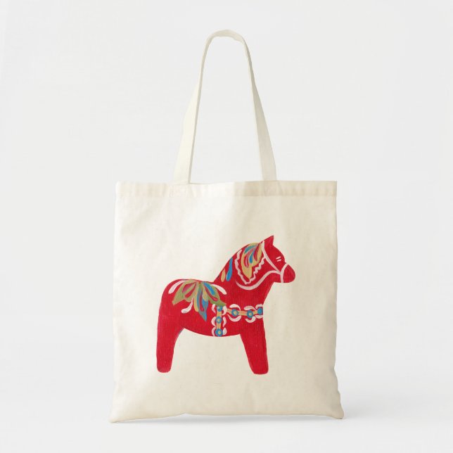 Bolso De Tela Caballo Red Dala (Frente)