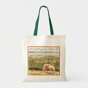 Bolso De Tela Caballo salvaje de Assateague Isalnd