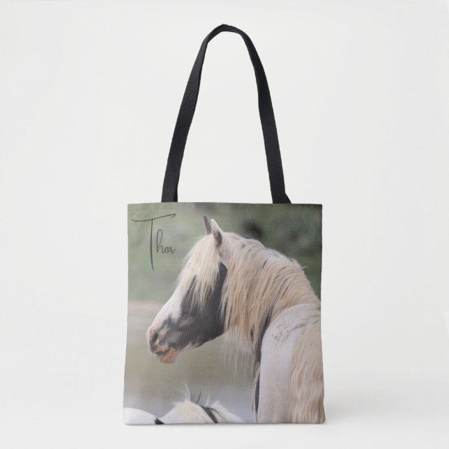 Bolso De Tela Caballo salvaje Thor (Anverso)