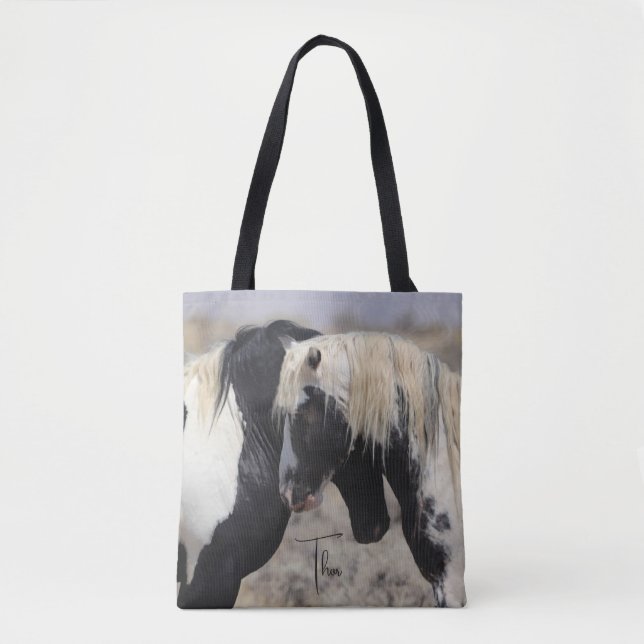 Bolso De Tela Caballo salvaje Thor (Anverso)