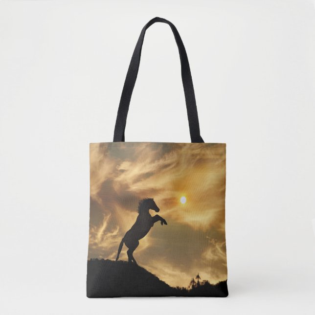 Bolso De Tela Caballo salvaje Totebag (Anverso)
